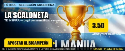Ganá en grande con Scaloneta